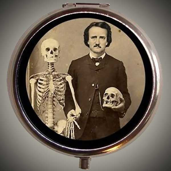 Edgar Allan Poe Pill Box - OddGifts.com