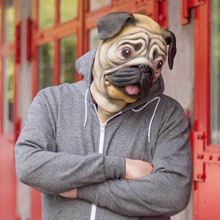 Pug Mask - OddGifts.com