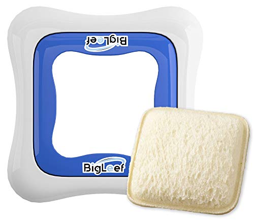 A sandwich decruster and an example of the type of sandwich it can make