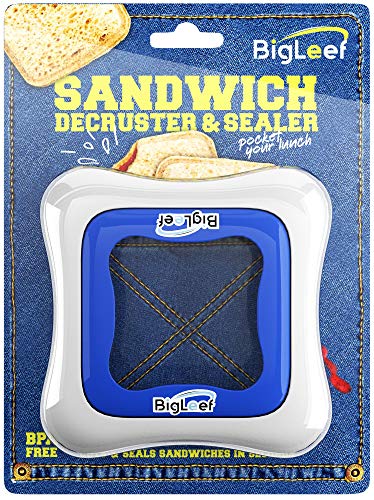 A sandwich decruster and sealer in product packaging