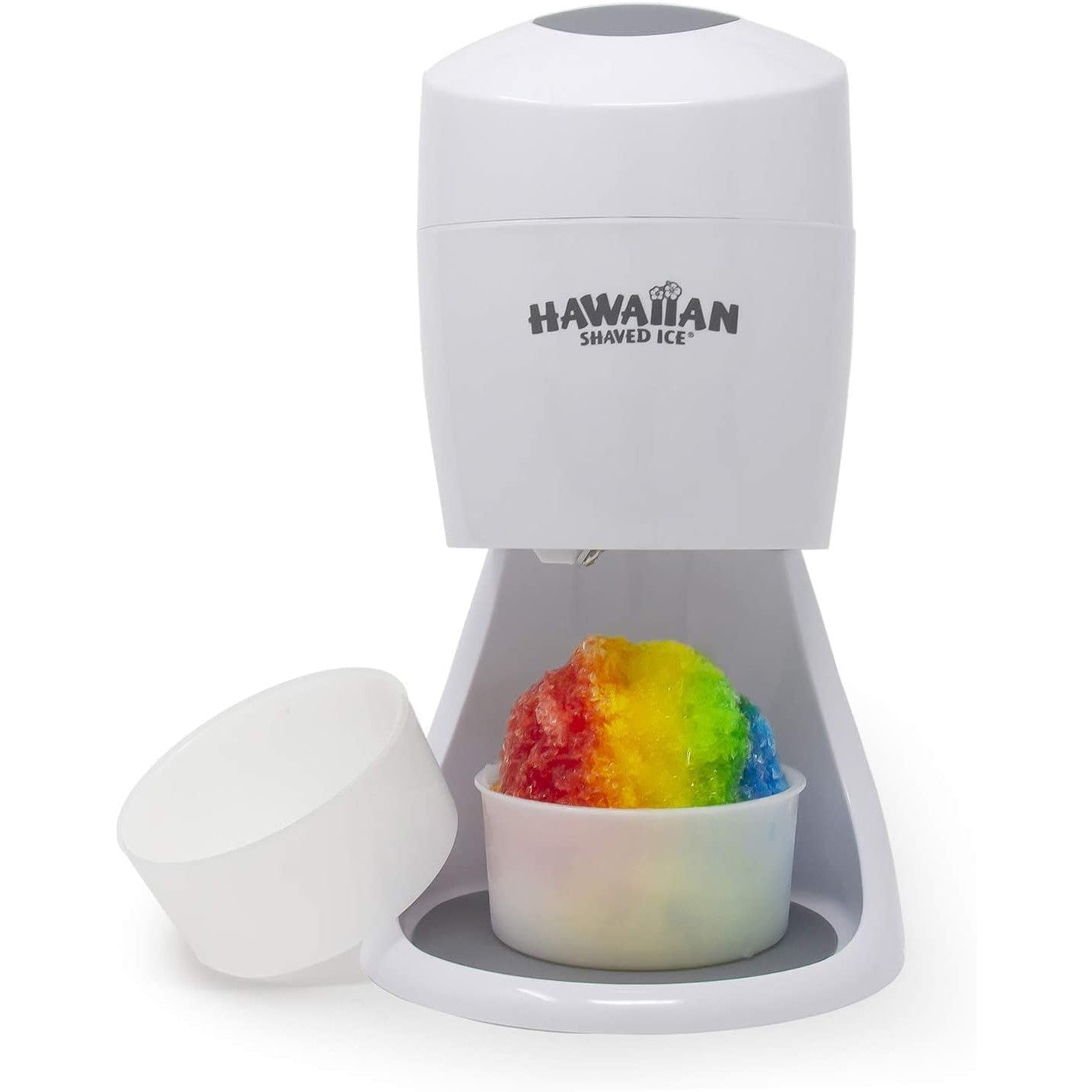 A Hawaiian shaved ice and snow cone machine.