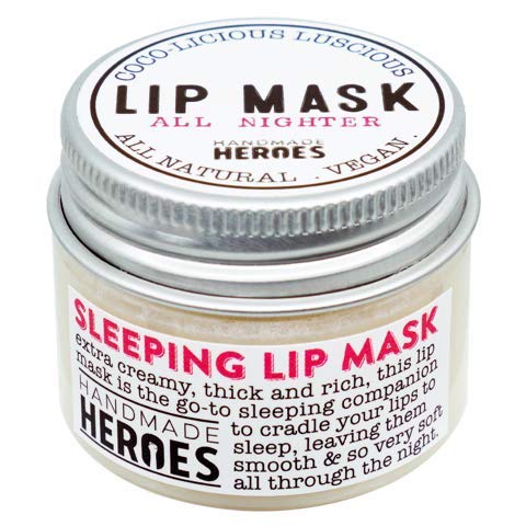 A jar of vegan hydrating overnight lip mask.