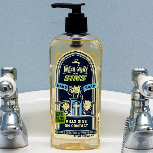Wash Away Your Sins Hand Soap - OddGifts.com