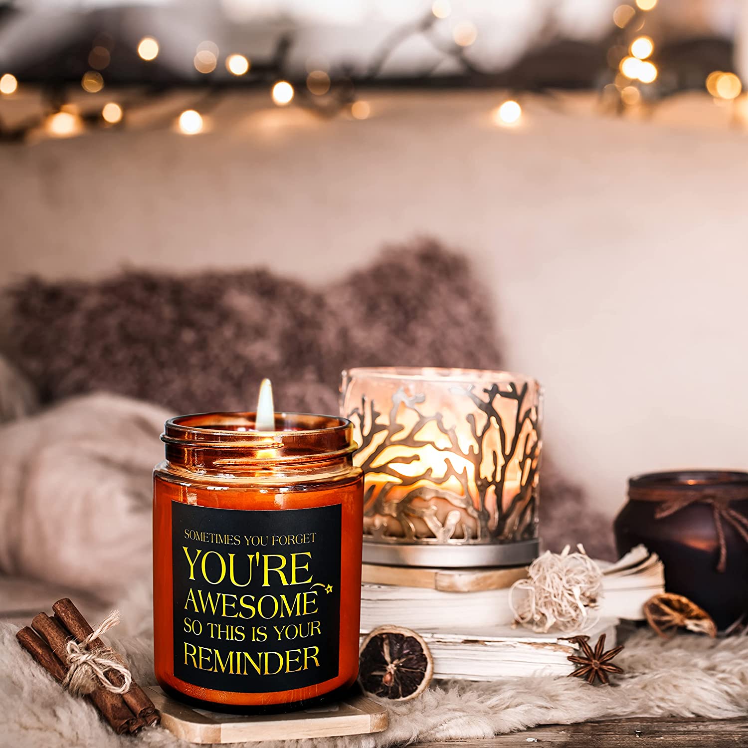 Light up someone's life with this awesome candle. –